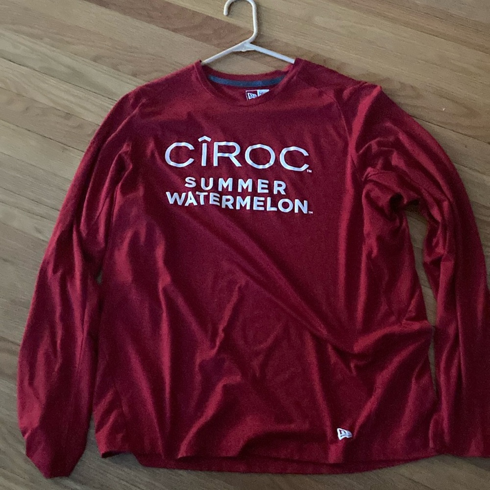 red summer watermelon XL long sleeve tee shirt by new era
